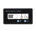 thumbnail image 2 of With Light Alarm Function, Battery Capacity Indicator, LCD Display Voltage Display, Equipped With A Switch, Double Button Design For Battery, 2 of 8