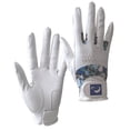 thumbnail image 3 of 1 par de guantes de golf transpirables para mujer, guantes de golf para mano izquierda y derecha, color blanco 19 Cola Guantes de golf para mujer, 3 of 8