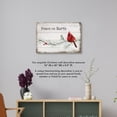 thumbnail image 3 of LifeSong Milestones "Peace On Earth" Wood Cardinal Christmas Wall Art Decor for Home, 3 of 7