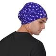 thumbnail image 4 of Gaeub Beautiful Purple Snowflakes Print Beanie Hats for Men Women,Winter Caps,Knit Cuffed Beanie,Cuffed Cap,Great for Winter Activities, 4 of 7