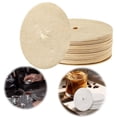 thumbnail image 2 of Hearthoom Replacement Paper Filter Packs 100 Count Unbleached Coffee Filter Paper Round Coffee Maker Filters Compatible with Coffee And Espresso Makers Disposable Coffe Tea Filters,Coffee, 2 of 7