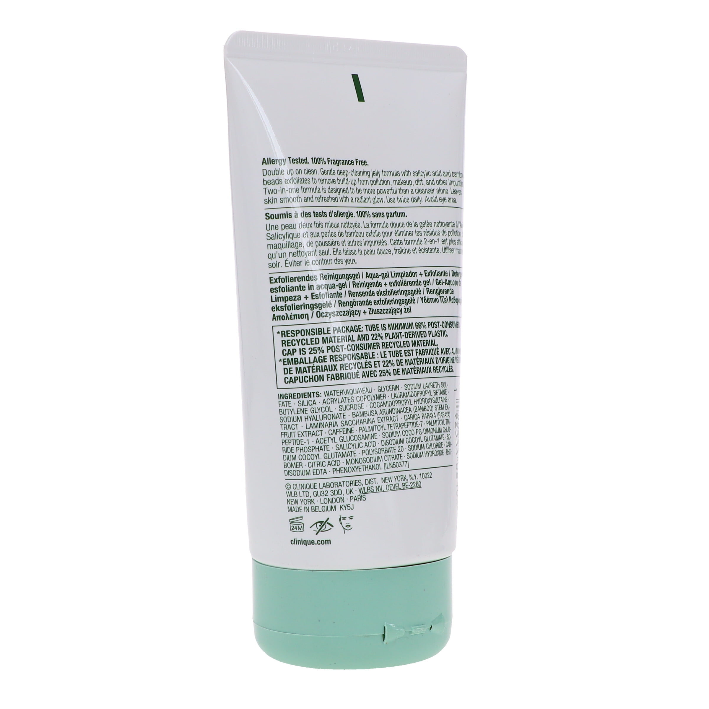 Clinique All About Clean 2-In-1 Cleansing Plus Exfoliating Jelly , 5 oz Cleanser