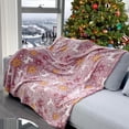 thumbnail image 3 of Luminous Fleece Plaid Blanket -1.52.0m Luminous Flannel Fleece Blanket Suitable for Children Boys Girls Adults, 3 of 5