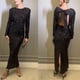 thumbnail image 2 of Vestido de fiesta de manga larga con lentejuelas para mujer: cuello redondo, espalda descubierta, poliéster, noche/cóctel, tallas S-XL., 2 of 8