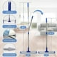 thumbnail image 2 of 18" Professional Microfiber Mop Floor Cleaning System, Flat Mop with Stainless Steel Handle, 4 Reusable Washable Mop Pads, 2 of 5