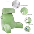 thumbnail image 5 of CJC New Reading Pillow Bed Rest Memory Foam with Arms Rests Neck Roll Back Support TV Playing Games, 5 of 7