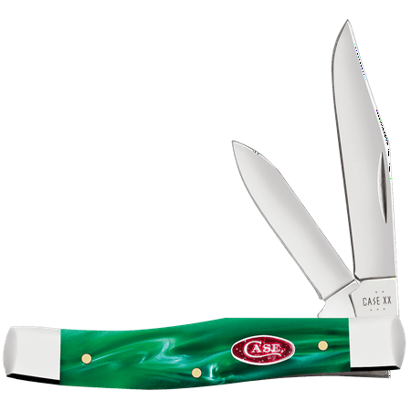 Case XX Knives Texas Jack Green Pearl Kirinite Stainless Pocket Knife