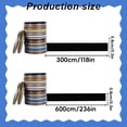 thumbnail image 3 of Self-Adhesive Gap Beautifying Tape, 0.3" x 236" Waterproof Ceramic Tile Sealing Tape, Easy Install Decorative Caulk Strip for Kitchen, Bathroom, & Home Decor, No Tools Required, Black, 3 of 9