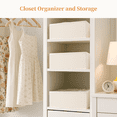 thumbnail image 6 of Criusia Drawer Organizer Clothes, Foldable Closet Organization and Storage for Nursery, Bedroom, Beige, 6 of 8
