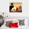 thumbnail image 5 of Nawypu Western Cowboy Native American Mountain Landscape Poster Canvas Wall Art Home Wall Decor Bedroom Aesthetic Art Prints Posters Decorations Gift, 5 of 6