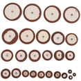 thumbnail image 2 of Domqga Sax Leather Pad,Sax Pad,26pcs Multi Size Sax Leather Pads Replacement Set for Alto Saxophone, 2 of 8