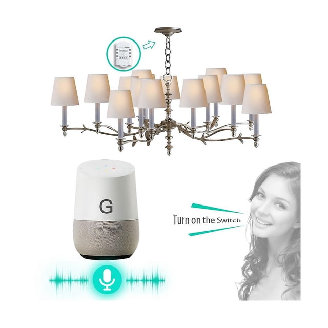 Receptor de Interruptor de Relé Wifi de Alta Potencia PENGJJMXG Ac85-260v