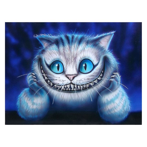 Gato DIY redondo diamantes de imitación diamante pintura bordado Kits costura conjunto punto de cruz mosaico arte artesanía decoración del hogar regalo FLhrweasw Nuevo