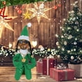 thumbnail image 5 of Muñeco Elfo de Navidad Ehuebsd Fieltro resina verde A, 5 of 5