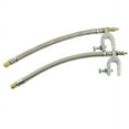 thumbnail image 2 of 2pcs 9.8" Braided Stainless Steel Dual Tire Valve Stem Extensions RV Trailer USA, 2 of 5