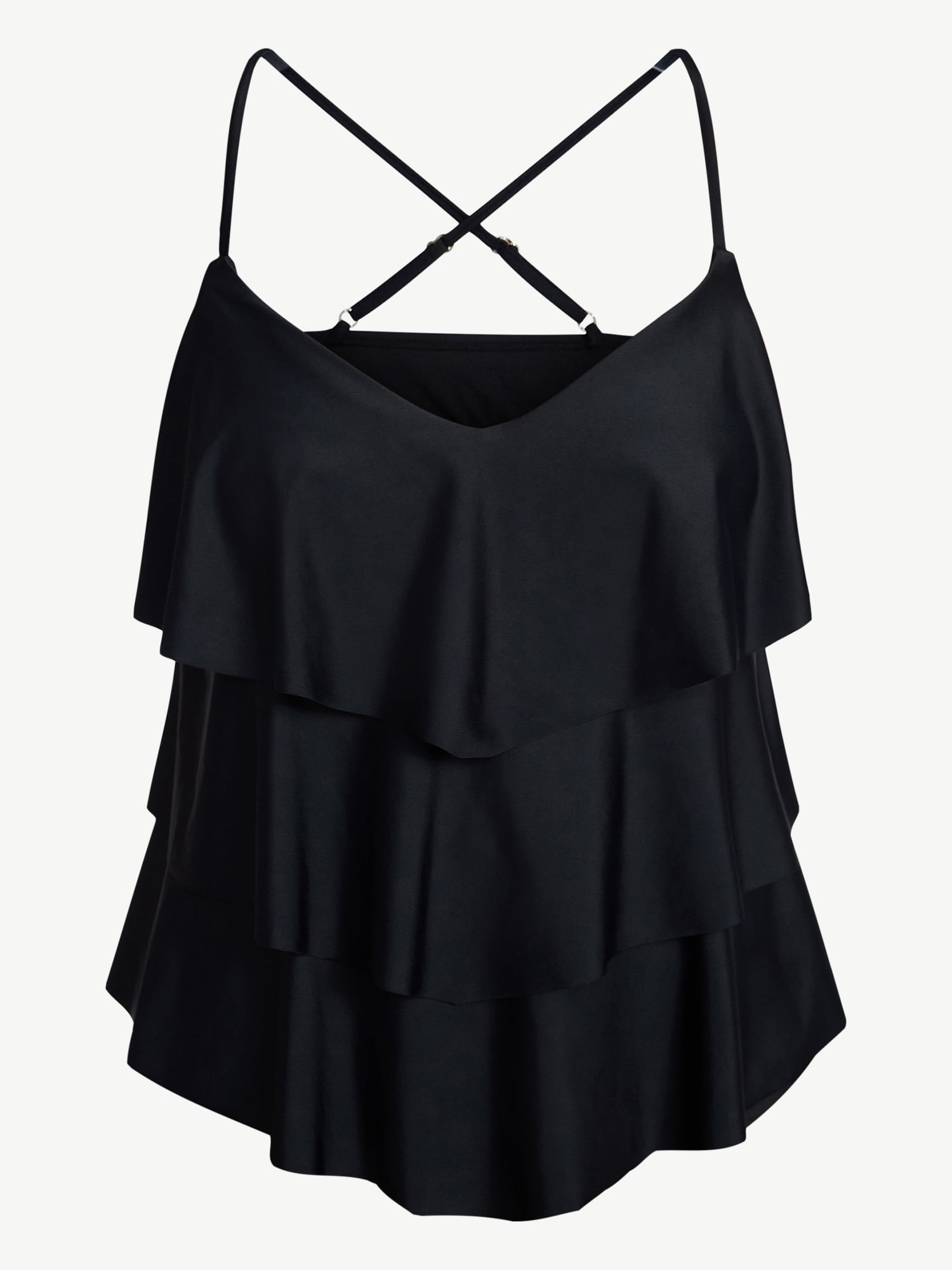 Time and Tru Women's and Women's Plus Size Tankini Top, Sizes XS-3X