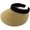 Toast, variant on Armycrew Braided 4 Inch Toyo Brim Clip On Visor with Sweatband