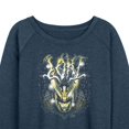 thumbnail image 3 of Marvel Loki - Norse Metal - Women's French Terry Long Sleeve Shirt, 3 of 5