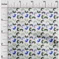 thumbnail image 2 of oneOone Georgette Viscose Blue Fabric Animal Cat Sewing Material Print Fabric By The Yard 42 Inch Wide, 2 of 4