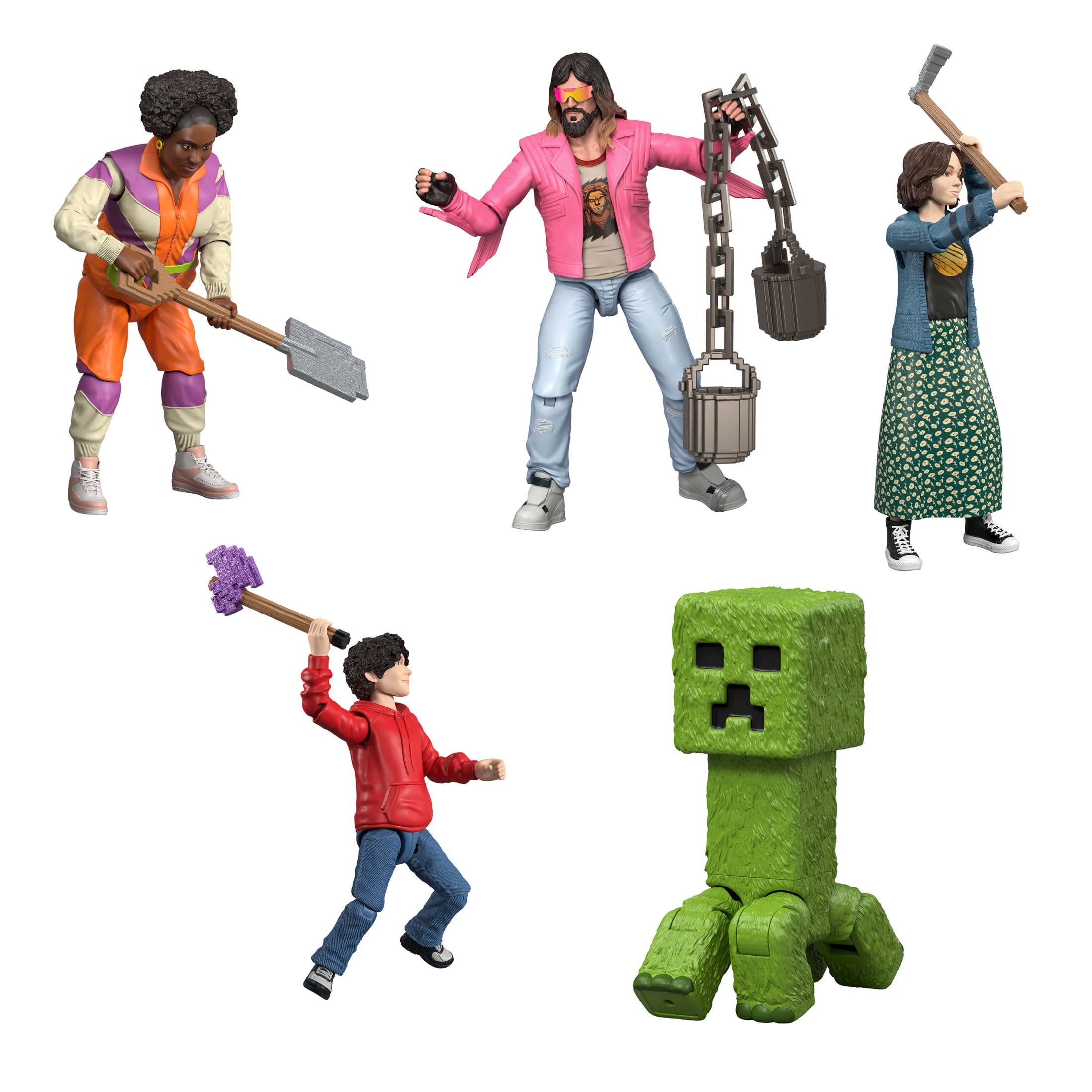 Minecraft Ultimate Movie Set with 8 Action Figures & 8 Accessories, Inspired by A Minecraft Movie