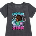 thumbnail image 2 of Karma's World - Lyrical Star Graffiti Style - Toddler & Youth Girls Fleece Dress, 2 of 4