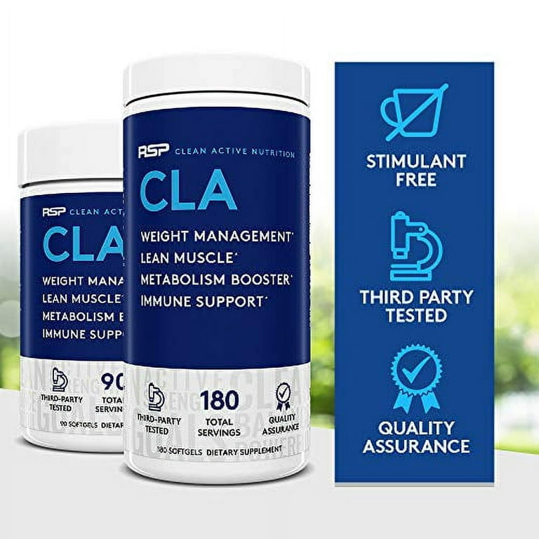 rsp cla and l carnitine women RSP CLA Fat Burner & Diet Supplement, Weight Loss for Women & Men, Lean  Muscle Gain, 180 Softgel Pills