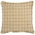 thumbnail image 3 of Safavieh Alita 20" x 20" Bohemian Linen Decorative Pillows, Natural/Black, 3 of 4