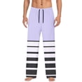 thumbnail image 2 of Styesk Men's Pants Man Fashion Printing Elastic Waist Drawstring Fallow Full Length Pants, 2 of 5