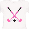 thumbnail image 4 of Inktastic Field Hockey Sticks Girls Long Sleeve Baby Bodysuit, 4 of 5