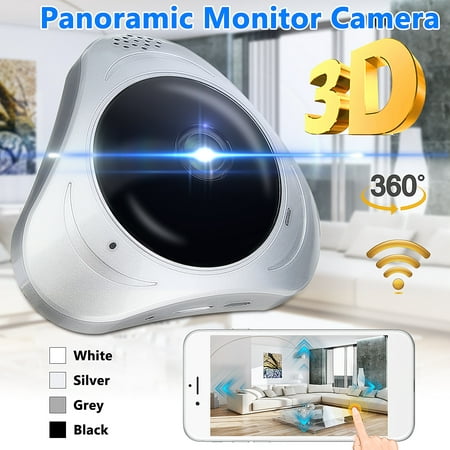 Grtsunsea 360 Degree 3D VR 1280*960P Pixels 130W Panoramic Smart Fisheye Wifi IP Cameras Security System Surveillance Night Vision Model: