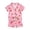 A313-Red, variant on NIEWTR Toddler Baby Girl Outfits Floral Summer Clothes Infant Spring Waffle Short Sleeve Shirt Tops Cute Shorts Set T-Shirt Set 18-24 Months Pink