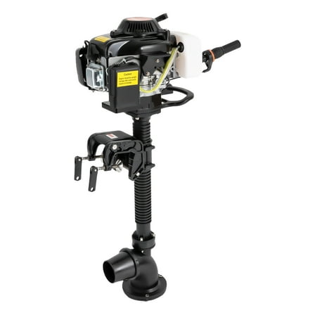 SHZICMY 4-Stroke 4HP Outboard Motor Boat Engine with Wind CDI Cooling System Heavy Duty 55CC 2.9KW