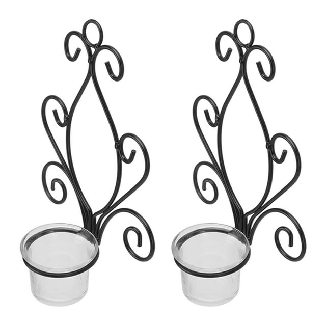 Aplique de pared ANGGREK candelabro estilo europeo con revestimiento antioxidante