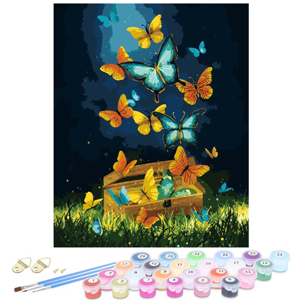 VOCHIC Paint by Number kit, Adult Paint by Numbers DIY Oil Number