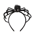 thumbnail image 3 of Diadema de Halloween, disfraz, tocado, tocado, diadema de cosplay, diadema, diadema Araña negra, 3 of 9