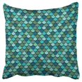 thumbnail image 1 of BOSDECO Housse de Coussin Émeraude Sirène 16x16 Pouces, 1 of 1
