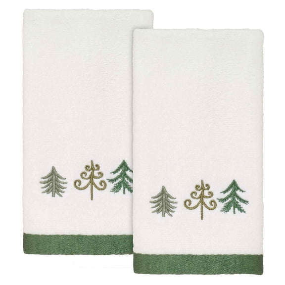 Avanti Christmas Trees 2-Pack Fingertip Towel Set