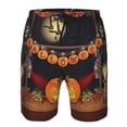 thumbnail image 3 of Balery Halloween Decoration Traje de Baño Estilo Hawaiano para Hombre, Shorts de Secado Rápido con Bolsillos-X-Large, 3 of 6