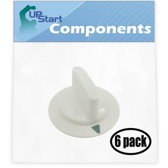 6 Pack Replacement Dryer Timer Knob WE1M652 for Hotpoint NVLR223GH6WO Residential Gas Dryer