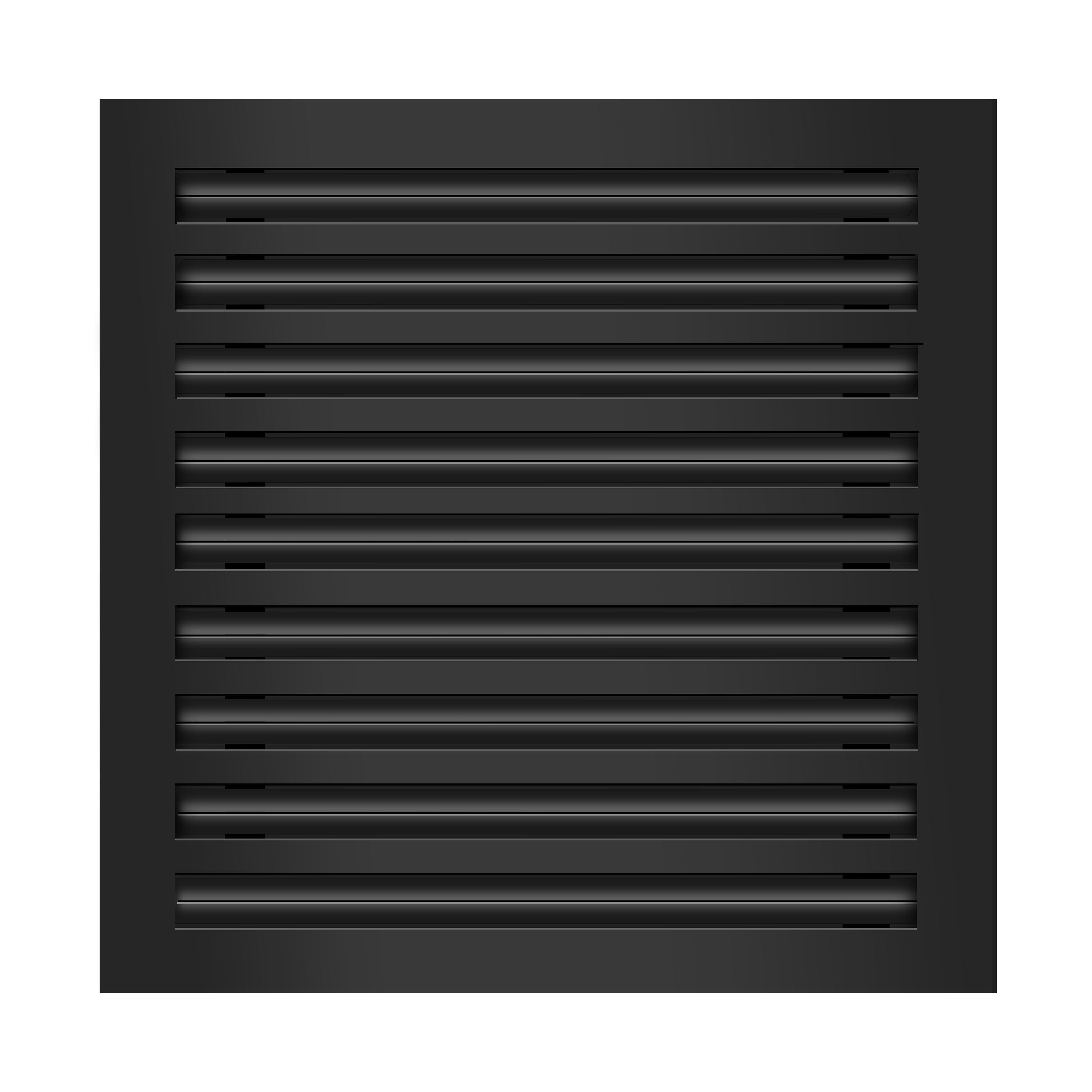 18x18 Modern AC Vent Cover Decorative Black Air Vent Standard