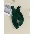 thumbnail image 3 of CIYCuIT Toddler Baby Girls Boys Knitted Jumpsuit Overalls Sleeveless Solid Color Suspender Romper Pants Infant Casual Daily Clothes 6M 9M 12M 24M 3T, 3 of 9