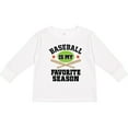 thumbnail image 3 of Inktastic Baseball Is My Favorite Season Boys or Girls Long Sleeve Toddler T-Shirt, 3 of 5