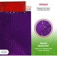 thumbnail image 4 of Metallic Bubble Mailers 15" x 17", Purple Poly Mailers Pack of 5, Padded Bubble Envelopes for Business 15x17, Peel and Seal Envelopes, Shipping Bags for Mailing, Packing, Wholesale, 4 of 7