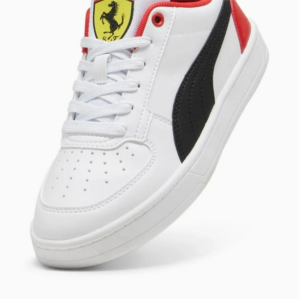 Tenis Puma Ferrari Caven 2.0 JR UNISEX 308160 05 blanco 22.5 Walmart en linea