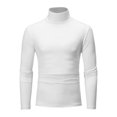 thumbnail image 5 of Babcutegg Mens Outfit Set 3-Piece Full Zip Lapel Jacket & Stand Collar Top & Jogger Pants Athletic Casual Clothes White Size 3XL, 5 of 5