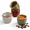 4 Color Assortment - 4pc - 2oz, variant on 4 Color Assortment - 4pc - 2oz Ceramic Double Walled Espresso Cups Set