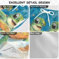 thumbnail image 4 of Cartoon Cute Little Green Turtle Boys Swim Trunks Quick Dry Boy Swim Shorts for 3-14 Years, 4 of 8