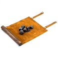 thumbnail image 1 of Tapis de dés en Cuir et Sac pour Dungeons & Dragons, 1 of 4