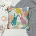 thumbnail image 2 of Qinduosi Easter Pillow Covers Set of Easter Colorful Decor for Throw Pillows Covers Spring Farmhouse Pillow Covers Decor Couch Living Room, 2 of 5