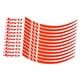 thumbnail image 3 of 2 Pegatinas Para Cubo De Rueda De Coche, Calcomanías Automotrices Profesionales, Calcomanías Para Cubo De Ruedas, Reflectantes, Color Rojo, 3 of 8